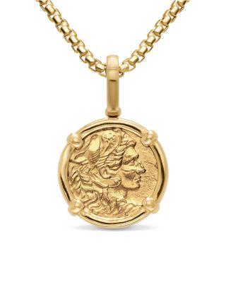 Men's Alexander the Great Amulet in 18K Yellow Gold by DAVID YURMAN