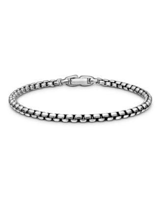 Men's Box Chain Bracelet in Sterling Silver by DAVID YURMAN
