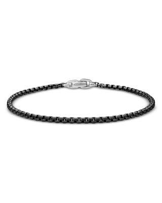 Men's Box Chain Bracelet in Sterling Silver by DAVID YURMAN