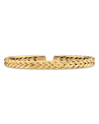 Men's Chevron Flex Bracelet in 18K Yellow Gold by DAVID YURMAN
