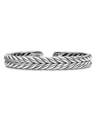 Men's Chevron Flex Bracelet in Sterling Silver by DAVID YURMAN