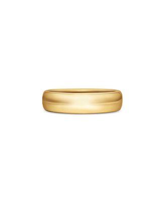 Men's Classic Band Ring in 18K Yellow Gold by DAVID YURMAN