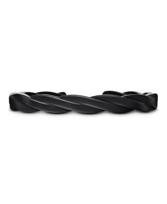 Men's DY Helios Cuff Bracelet in Black Titanium by DAVID YURMAN
