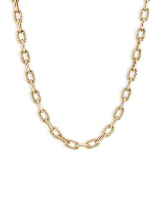 Men's DY Madison&reg; Chain Necklace in 18K Yellow Gold by DAVID YURMAN