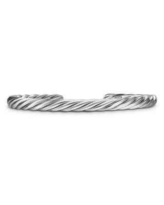 Men's Name Cable Cuff Bracelet in Sterling Silver by DAVID YURMAN