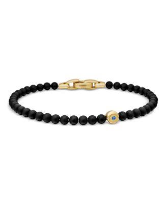 Men's Spiritual Beads Evil Eye Bracelet with Black Onyx by DAVID YURMAN