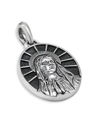 Men's Sterling Silver Amulets Mary Oval Medallion by DAVID YURMAN