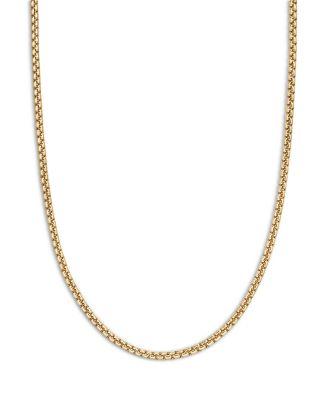 Small Box Chain in 18K Yellow Gold by DAVID YURMAN