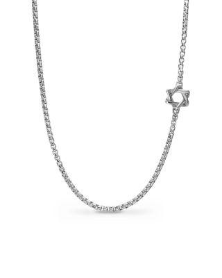 Star of David Station Necklace in Sterling Silver by DAVID YURMAN