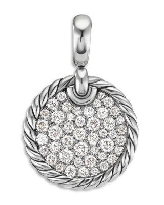Sterling Silver DY Elements&reg; Pav&eacute; Diamond Pendant by DAVID YURMAN