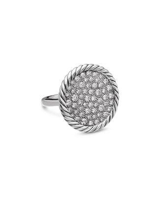 Sterling Silver DY Elements&reg; Pav&eacute; Diamond Ring by DAVID YURMAN