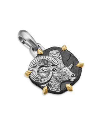 Sterling Silver & 18K Yellow Gold Zodiac Amulet Enhancer by DAVID YURMAN