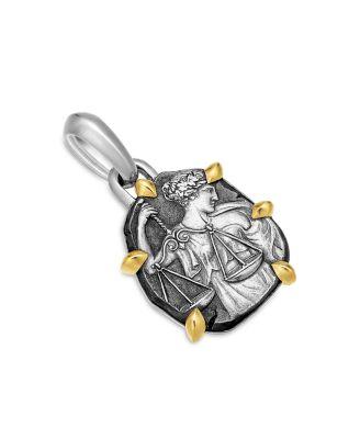 Sterling Silver & 18K Yellow Gold Zodiac Amulet Enhancer by DAVID YURMAN
