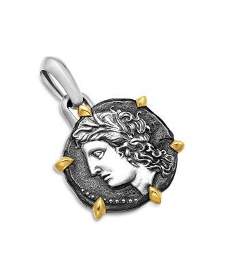 Sterling Silver & 18K Yellow Gold Zodiac Amulet Enhancer by DAVID YURMAN