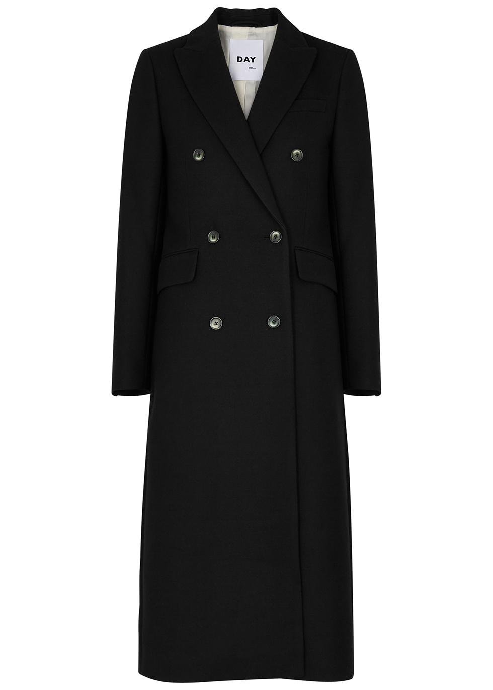 Ebba black cotton-blend coat by DAY BIRGER ET MIKKELSEN