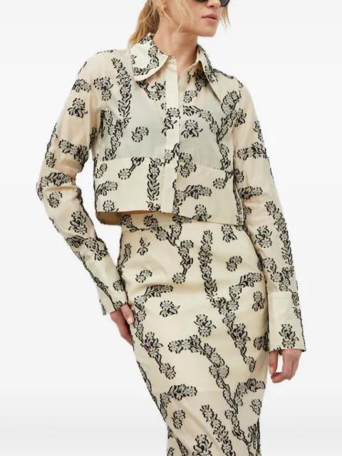 floral cropped blouse by DAY BIRGER ET MIKKELSEN