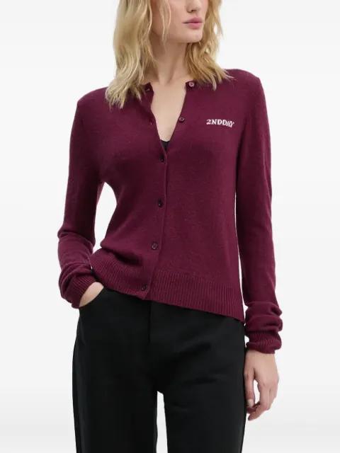 logo-intarsia cardigan by DAY BIRGER ET MIKKELSEN