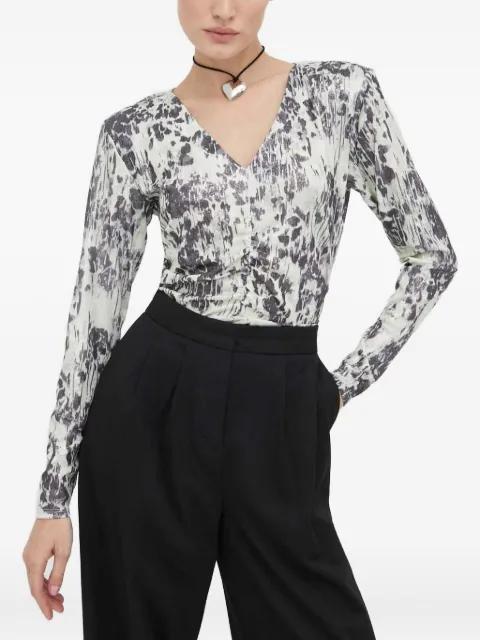 long-sleeve v-neck blouse by DAY BIRGER ET MIKKELSEN
