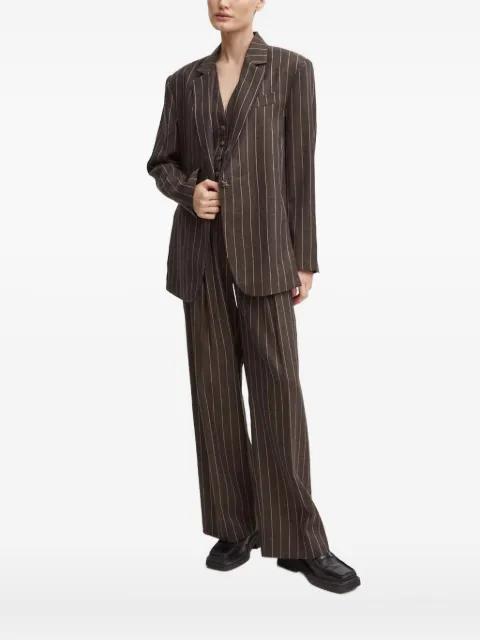 pinstripe-patterned button vest by DAY BIRGER ET MIKKELSEN