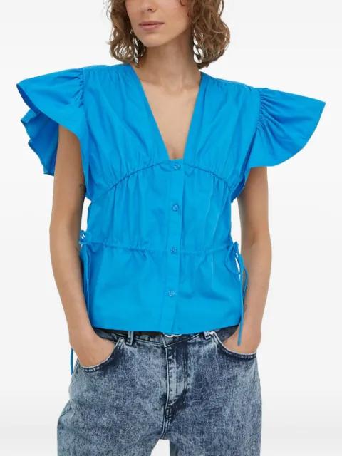 ruffled buttoned top by DAY BIRGER ET MIKKELSEN