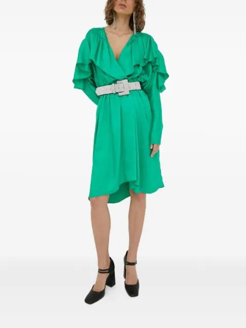 ruffled wrap dress by DAY BIRGER ET MIKKELSEN