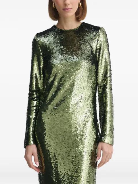 sequin long-sleeves midi dress by DAY BIRGER ET MIKKELSEN