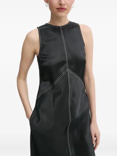 sleeveless contrast-stitch maxi dress by DAY BIRGER ET MIKKELSEN