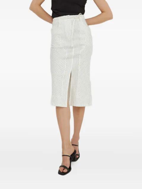 striped tie midi skirt by DAY BIRGER ET MIKKELSEN