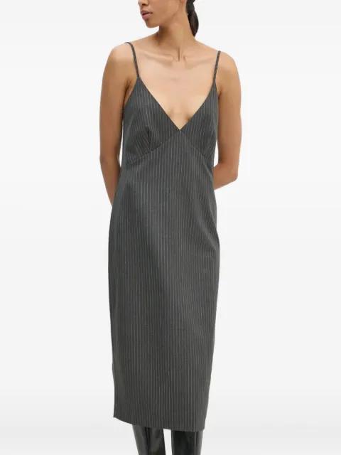 striped v-neck dress by DAY BIRGER ET MIKKELSEN