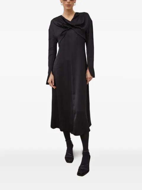 twisted long-sleeve midi dress by DAY BIRGER ET MIKKELSEN