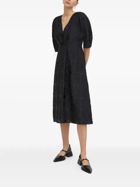 v-neck floral-pattern midi dress by DAY BIRGER ET MIKKELSEN
