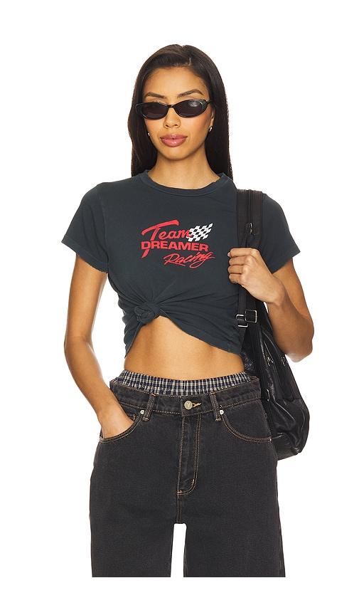 DAYDREAMER Team Dreamer Racing Vintage Tee in Black by DAYDREAMER DAYDREAMER Team Dreamer Racing Vintage Tee in Black by DAYDREAMER