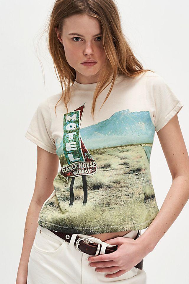 Ranch House Vintage Motel Baby Tee by DAYDREAMER | FREE PEOPLE
