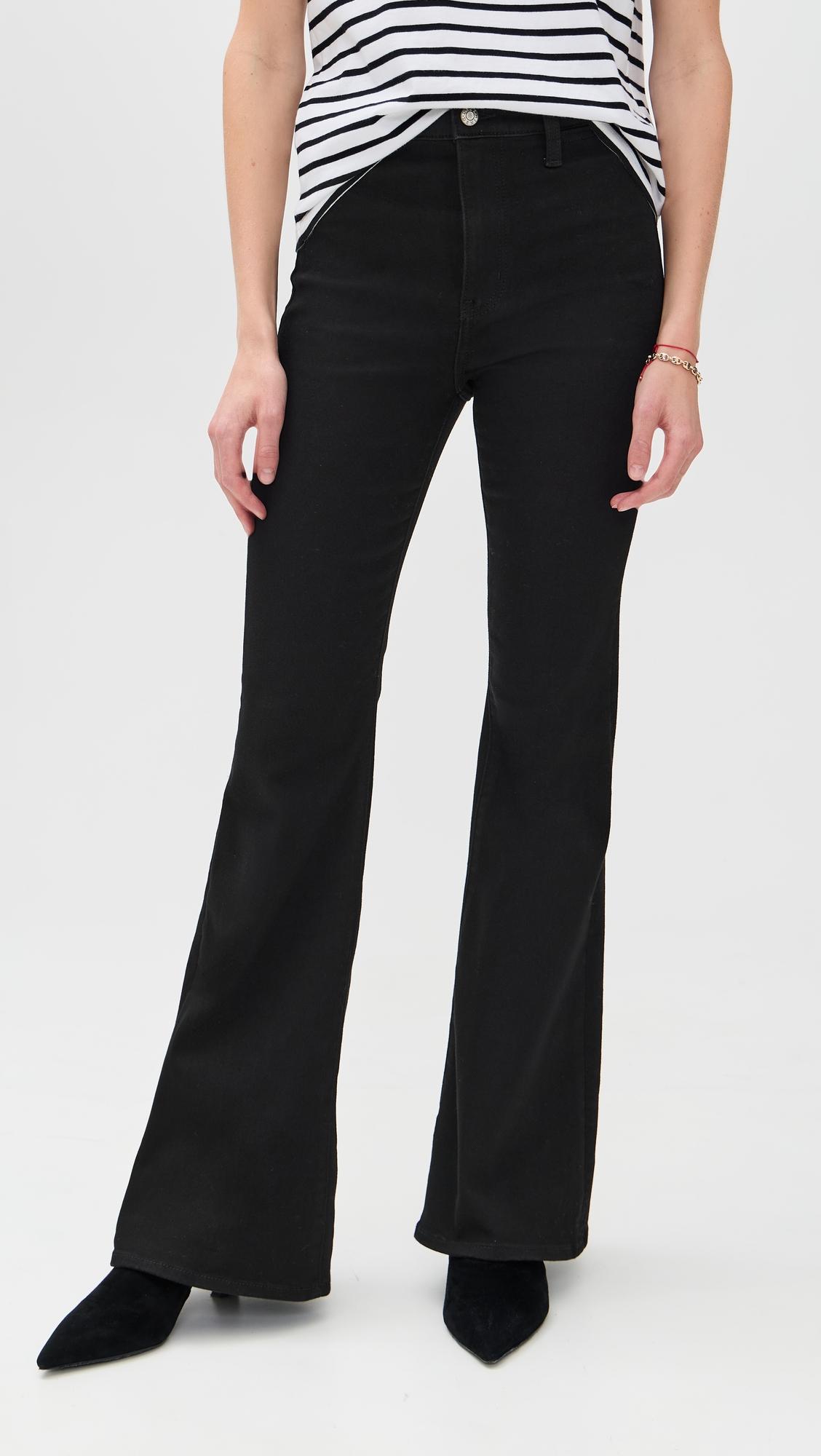 Sunset Flare High Rise Flare Jeans by DAZE