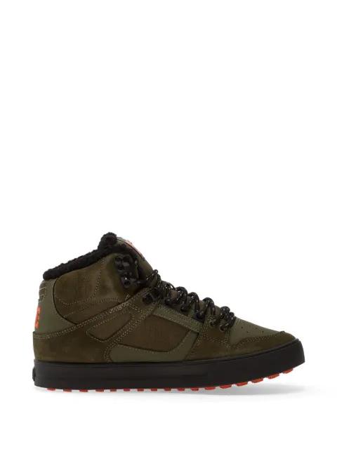 panelled lace-up sneakers by DC SHOES USA