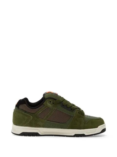 suede-panelled perforated sneakers by DC SHOES USA