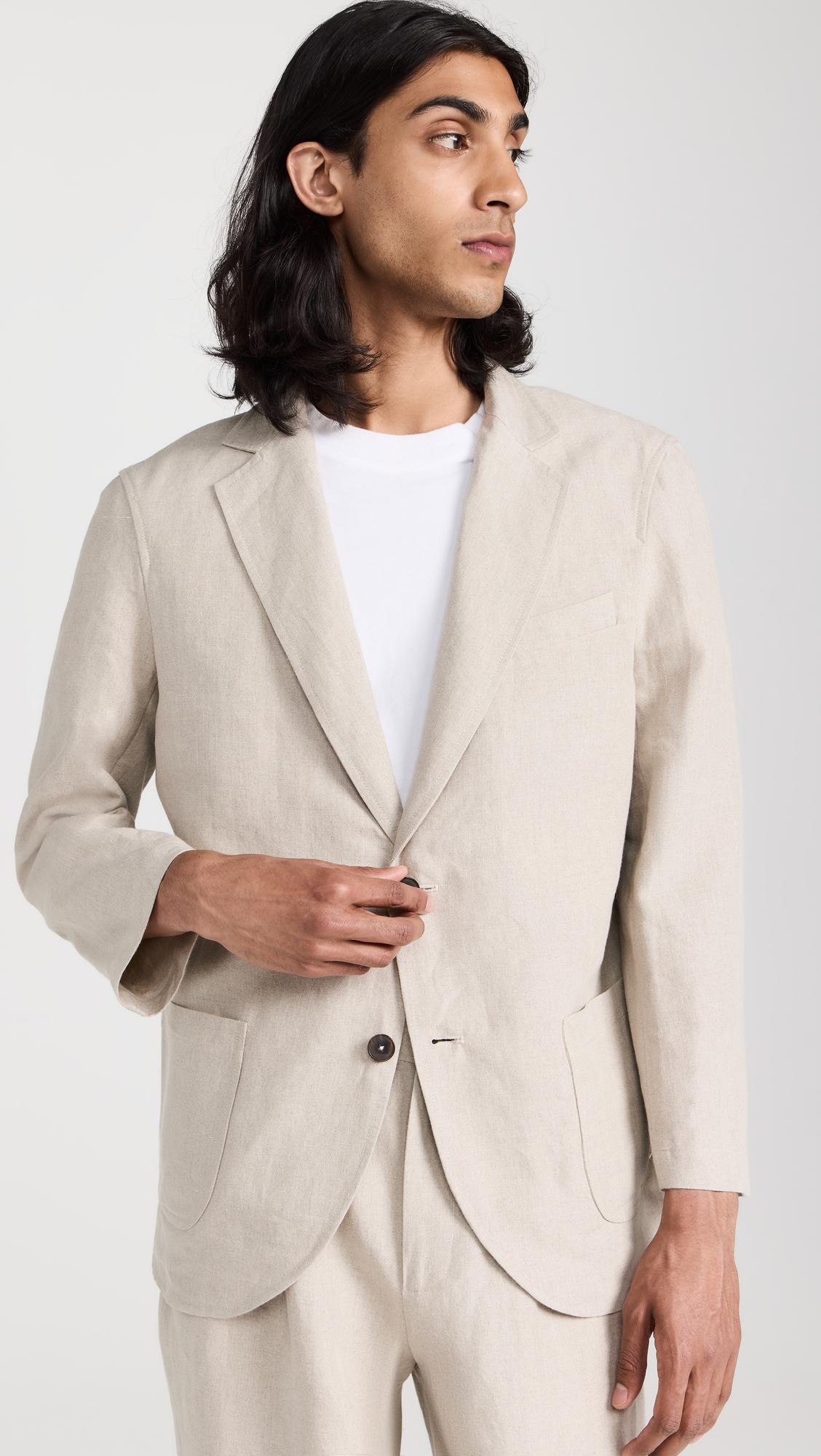 Linen Essential Jacket by DE BONNE FACTURE
