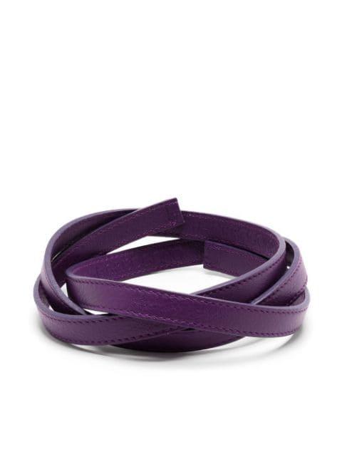 flat leather bracelet by DE GRISOGONO