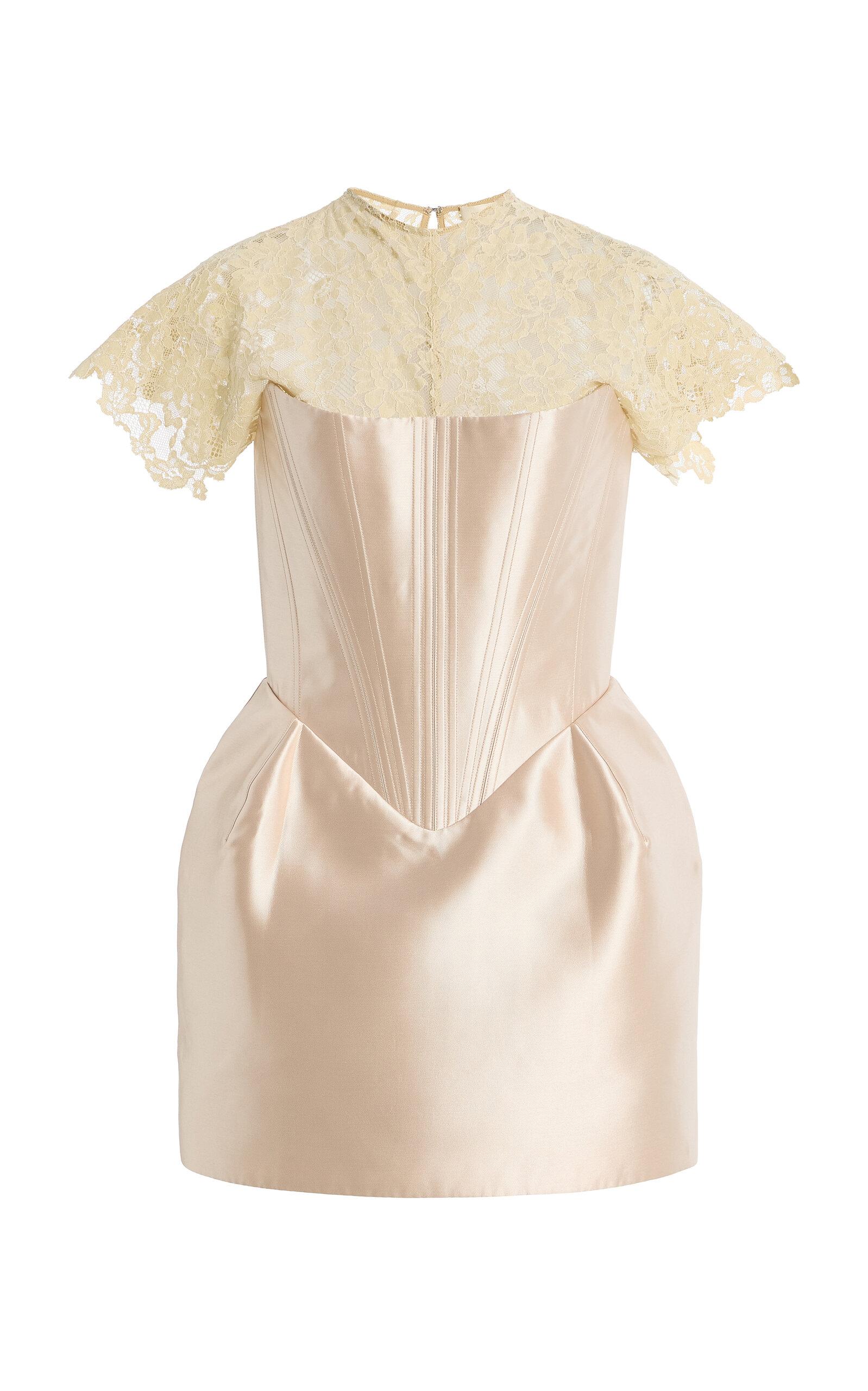 De La Vali Exclusive Catalina Satin Mini Dress - Moda Operandi by DE LA VALI