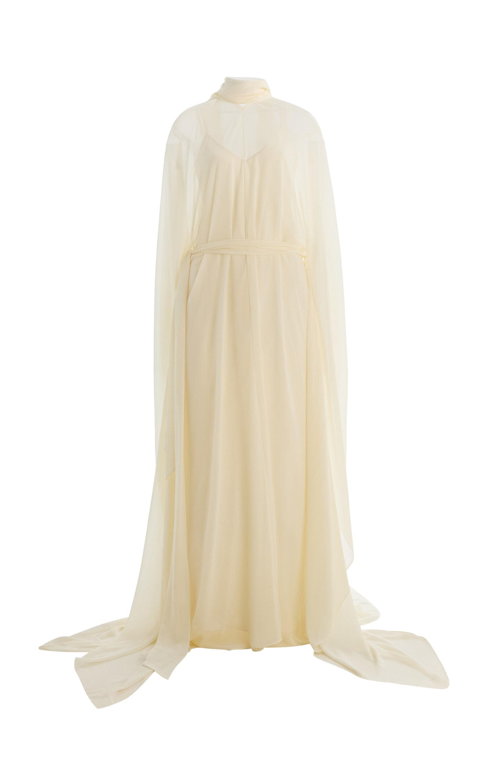 De La Vali Nila Chiffon Maxi Dress - Moda Operandi by DE LA VALI