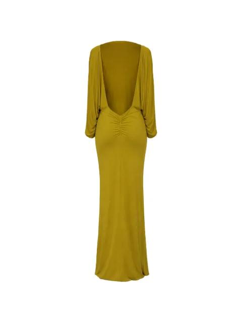 Devana open-back maxi dress by DE LA VALI