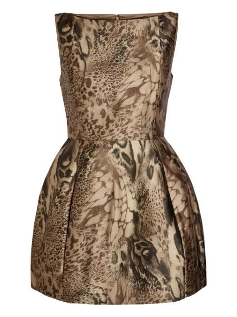 Pampero animal-print sleeveless mini dress by DE LA VALI