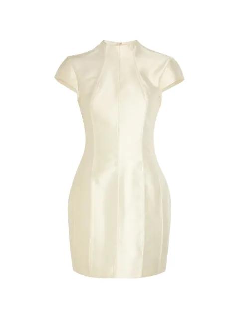 Zena panelled cap-sleeve mini dress by DE LA VALI