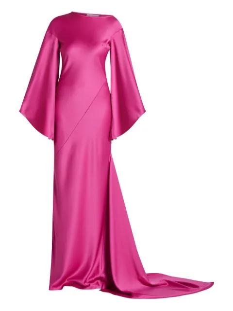 flared-sleeve dress by DE LA VALI