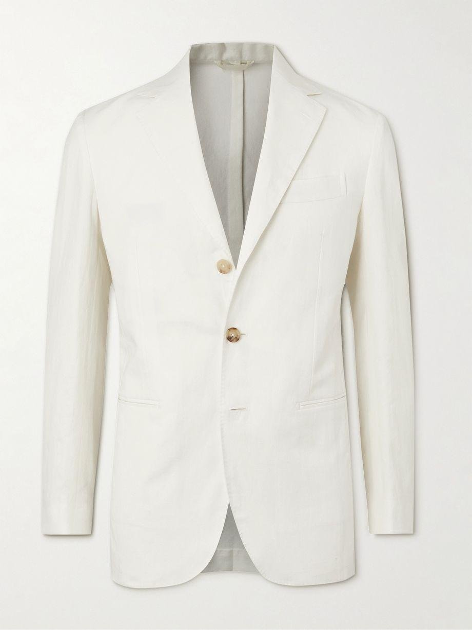 Unstructured Cotton and Hemp-Blend Suit Jacket by DE PETRILLO