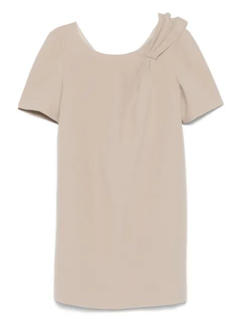 draped-detail T-shirt by DE SANTIS