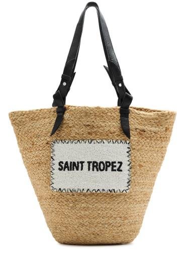 Saint Tropez straw tote by DE SIENA