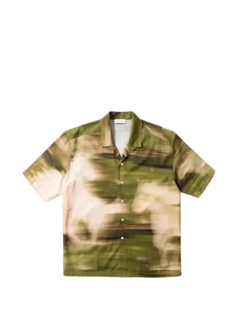 abstract-print short-sleeve shirt by DEAN EDMONDS