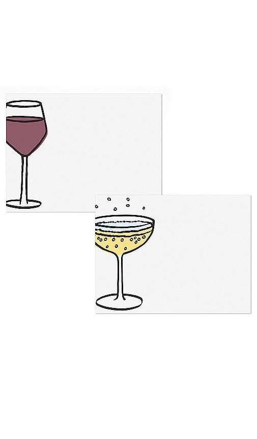 Dear Annabelle Bottoms Up Place Cards in White by DEAR ANNABELLE