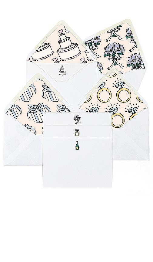 Dear Annabelle Marry Me Notecards in White by DEAR ANNABELLE
